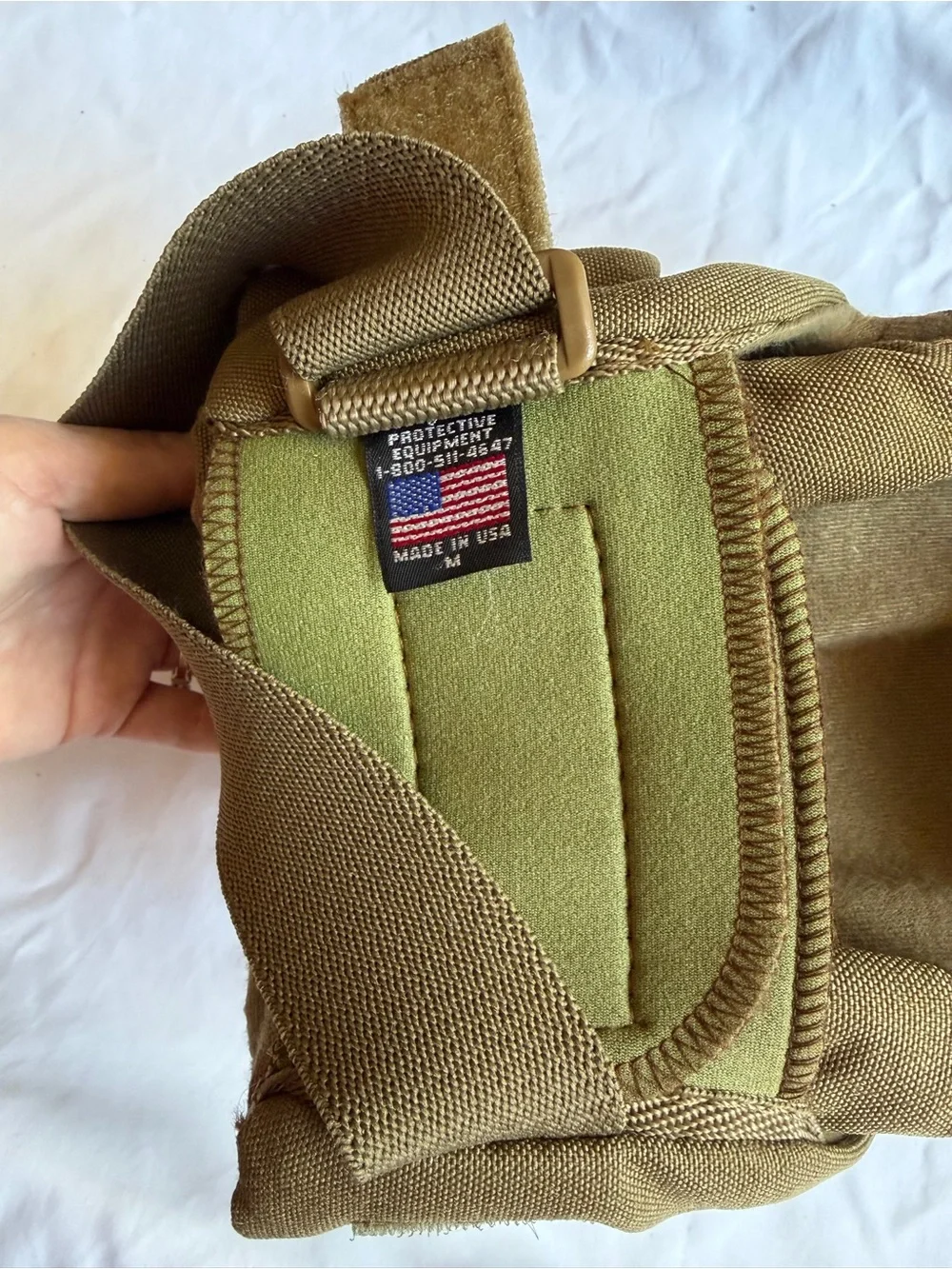 Tactical Protective Knee Pads in Brown